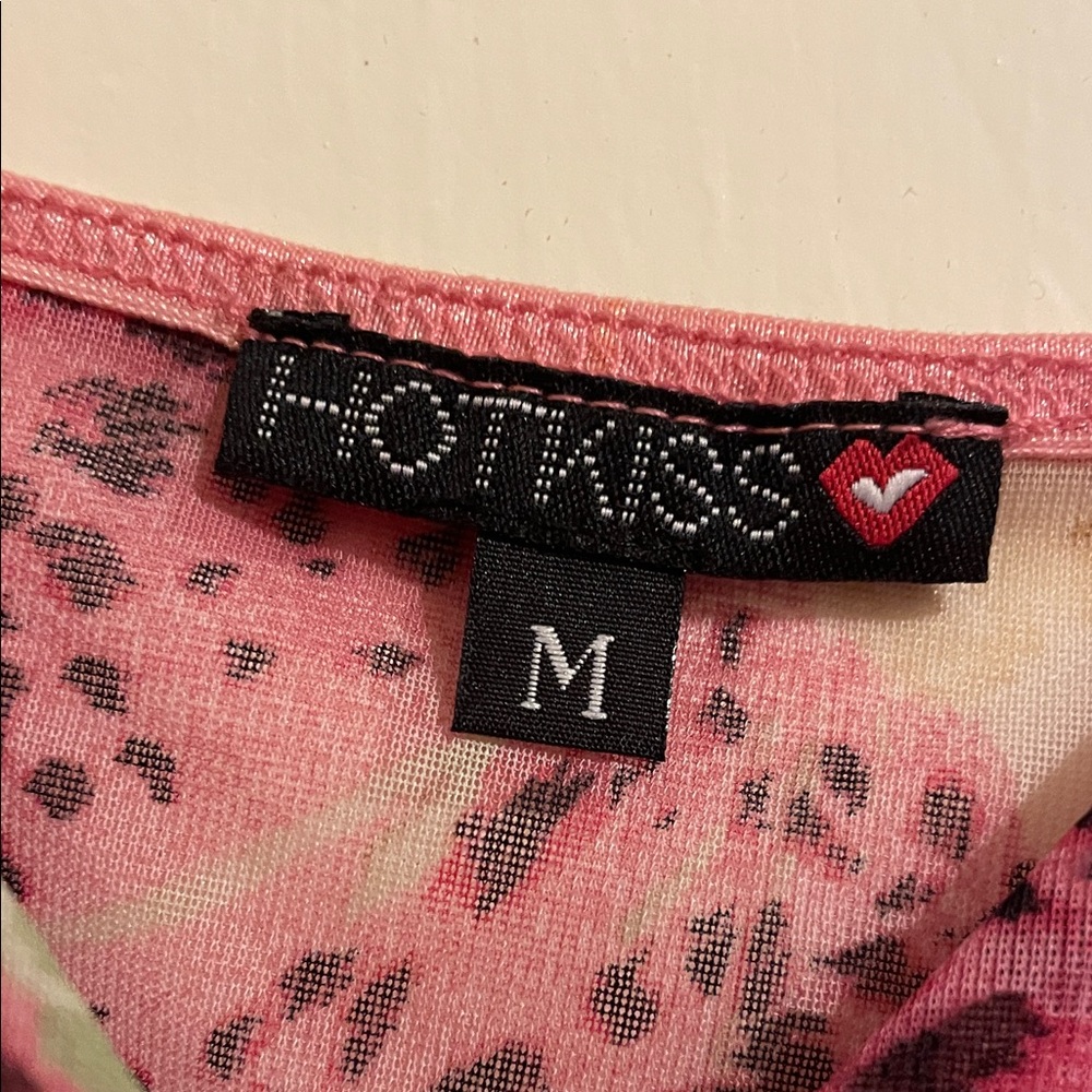 Y2K Hot Kiss Mesh Leopard Floral Cami - Picture 2 of 7